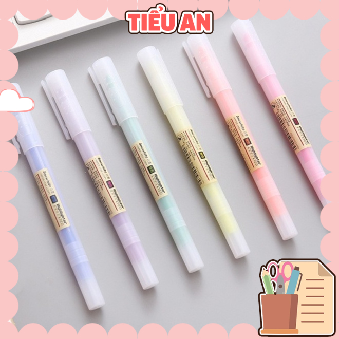 Bút Dạ Quang / Bút đánh dấu Cao Cấp Mini (6 màu nổi bật) - Kiểu dáng sang trọng