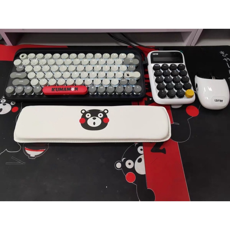 Bàn phím cơ không dây bluetooth LOFREE phiên bản gấu Kumamon chính hãng