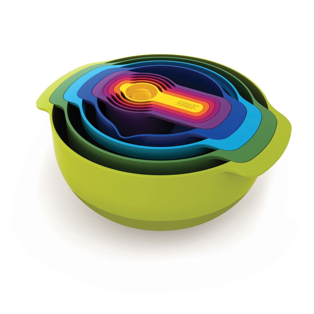 Bộ Dụng Cụ Làm Bánh Joseph Joseph 400311 - Nest 9 Plus Multi Colour