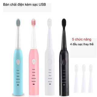 Bàn chải điện 5 chế độ tiện dụng