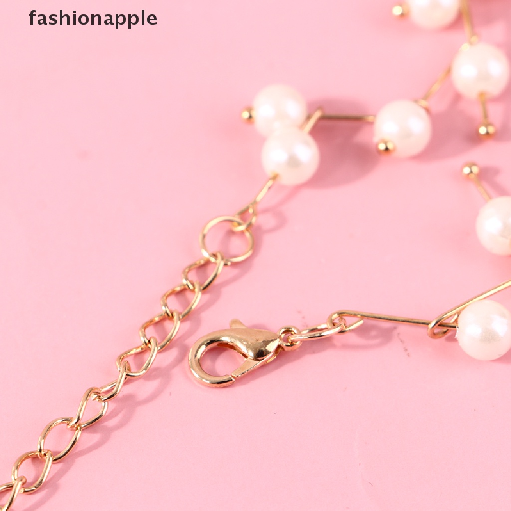 Vòng Cổ Choker Bằng Hợp Kim Đính Hạt Ngọc Trai Thời Trang Cho Nữ