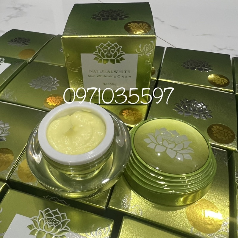 Kem Tái Tạo Da Thảo Mộc Nhuỵ Hoa Nghệ Tây Natural White Hộp 50gr Giúp Bổ Sung Vitamin Cho Da Mịn Màng Se Khít Trắng Hồng