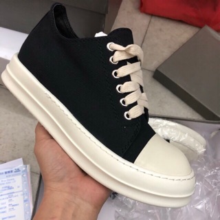 (Bán tháo gỡ vốn) giầy thể thao sneaker rick owen thấp nam nữ 2019
