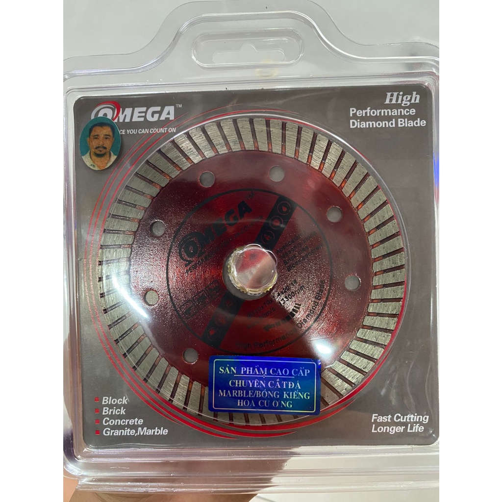 Lưỡi cắt gạch OMEGA 1 tấc, hàng loại 1 cao cấp chính hãng, lưỡi cắt đa năng, cắt gạch men, đá, ngói, gốm sứ