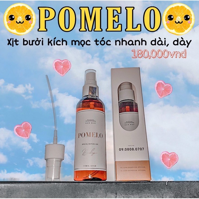 Pro POMELO Hair Mist - Xịt Bưởi Kích Mọc Tóc X2 (Tặng kèm 1 vòi xịt dự phòng) | BigBuy360 - bigbuy360.vn