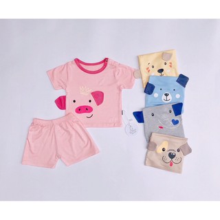 bộ hè thun lạnh k.woo cho bé