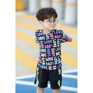 Set cotton chữ bé trai