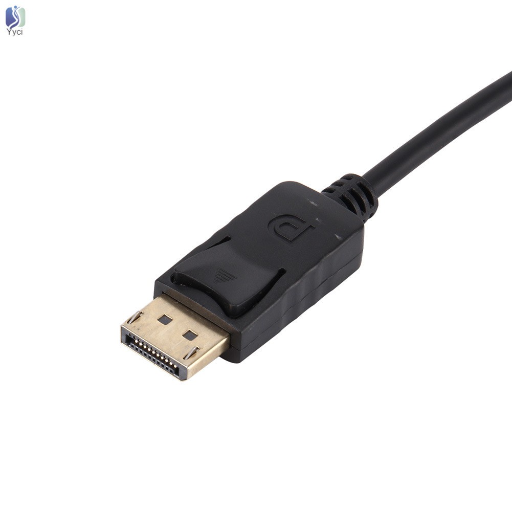 Yy 4K*2K Display Port DP to HDMI Male Cable Adapter Converter for HDTV Macbook Laptop Projector @VN