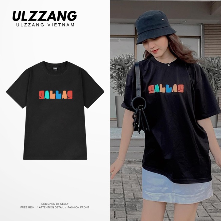 Áo thun nữ tay lỡ ULZZ ulzzang form dáng rộng Sallas