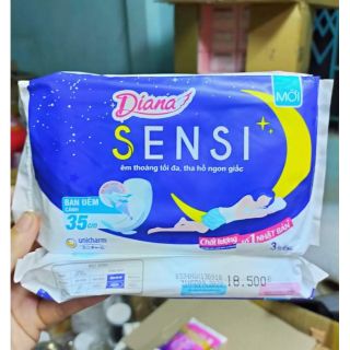 Băng vệ sinh Diana ban đêm 3 miếng 35 cm