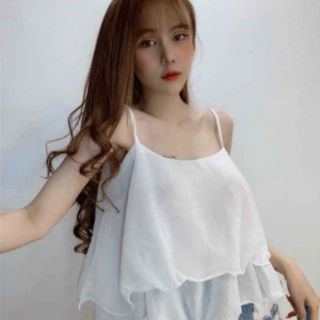 Áo dây 2 tầng xòe