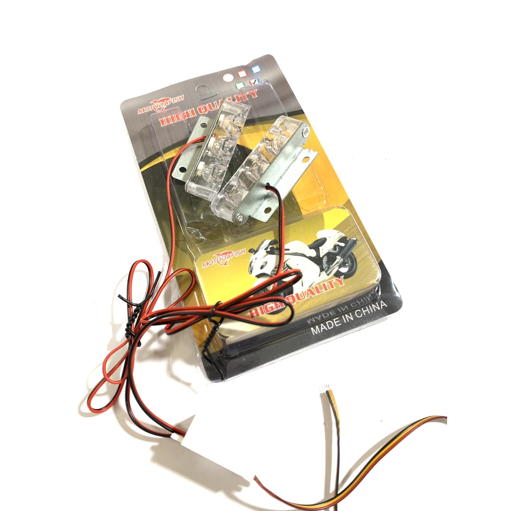 Đèn led police chớp cảnh sát màu xanh đỏ giá 1 cặp  Bảo Hành 1 Năm