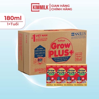 Sữa bột pha sẵn nutifood growplus đỏ 180ml