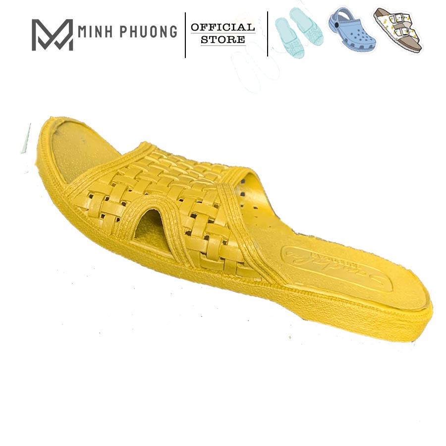 Dép tổ ong nam nữ trong nhà chống trơn trượt, dép tổ ong màu vàng chất lượng cao