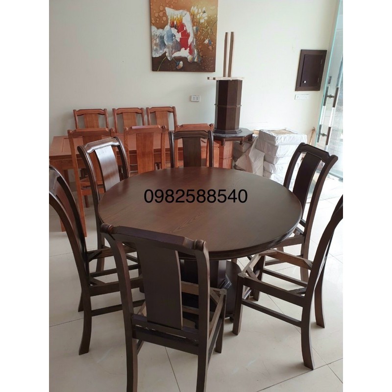 Bàn ghế ăn gỗ tự nhiên