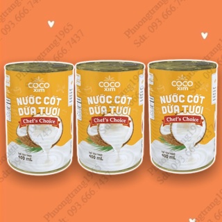 Nước cốt dừa tươi Cocoxim 400ml
