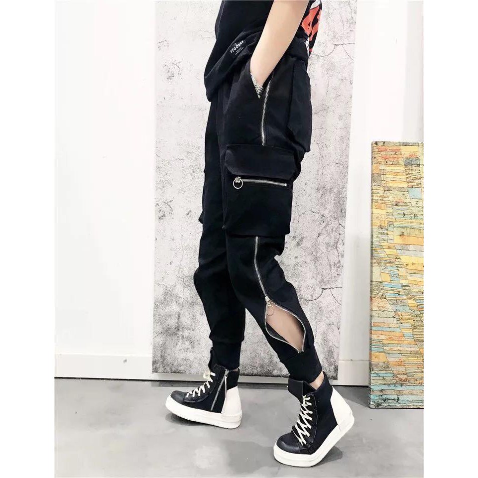 Quần Jogger Nam Kaki Co Giãn Túi Hộp Phong Cách Hiphop Đường Phố Thể Thao Unisex Nam Nữ ANH DUY SHOP JGV08