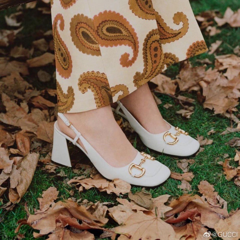 Sandal mũi vuông da mềm khoá sắt cao cấp gót 6p (loại 1)