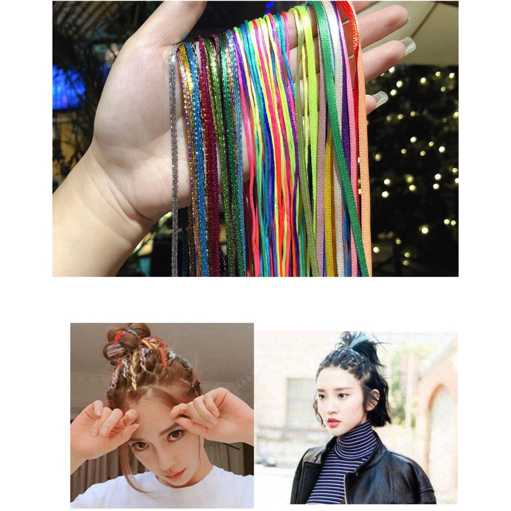 Phụ Kiện Tóc KOLANO Set 5 Dây Tết Tóc Hàn Quốc Hair Wrap Bohemian Nhiều Màu Xinh Xắn Cho Nữ FAH-001231