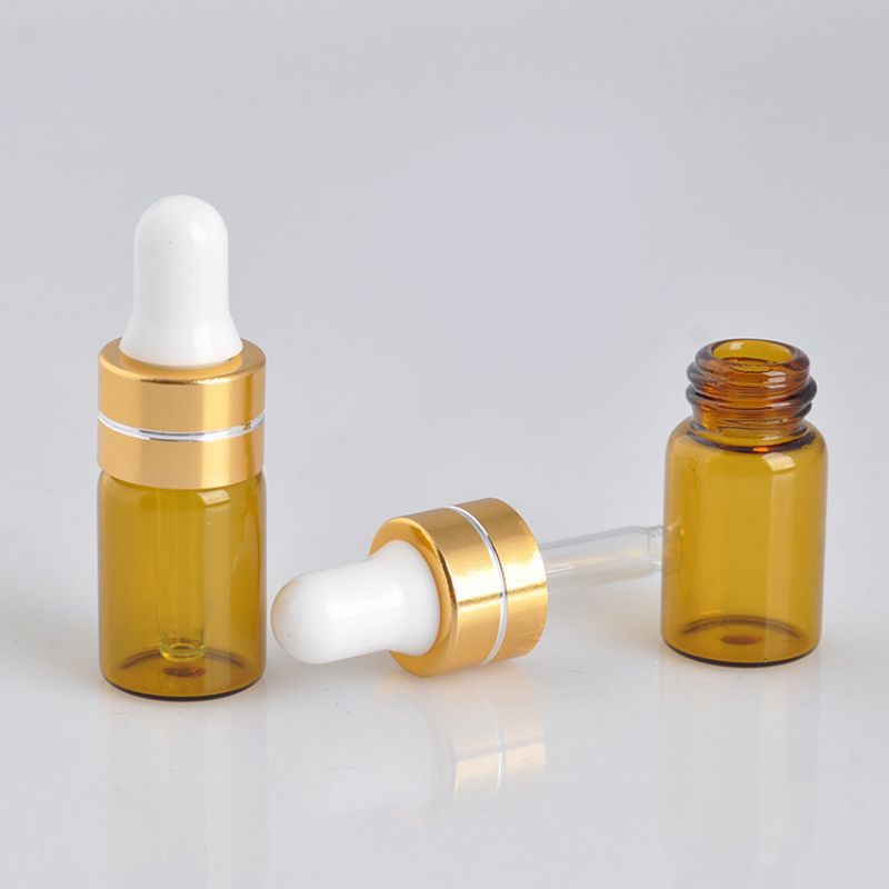 Lọ chiết tinh dầu mỏng, nước hoa 3ml/5ml/2ml khoen vàng