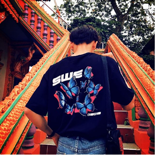Áo tee SWE bướm unisex