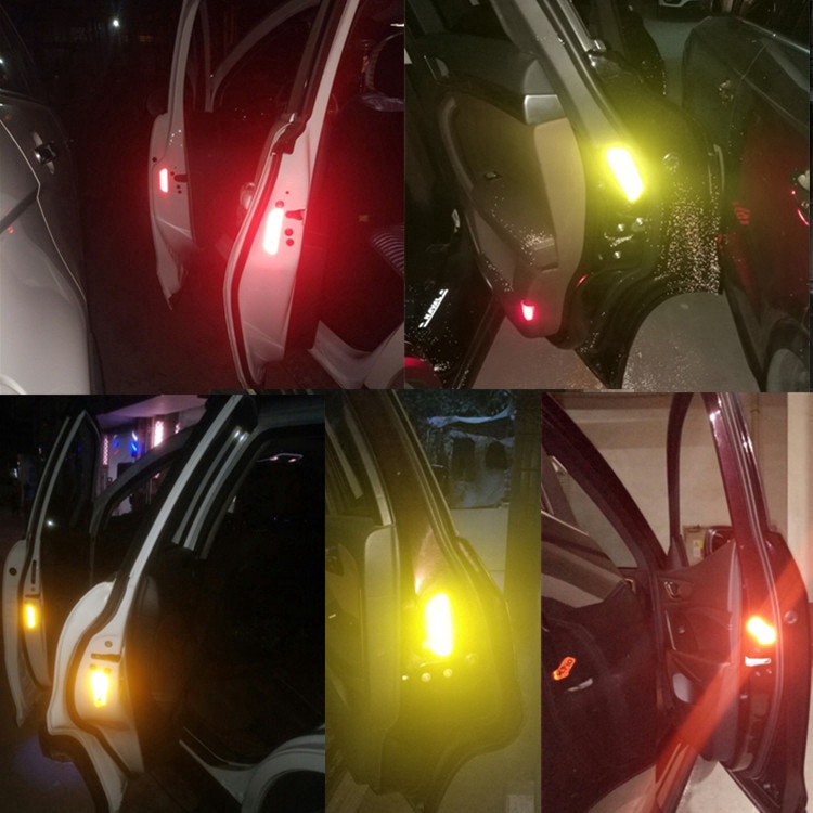 Set 4 miếng nhãn dán phản quang gắn cửa cảnh báo cho xe hơi | BigBuy360 - bigbuy360.vn