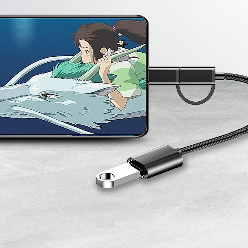 Cáp ChuyểN Nhanh LoạI c otg Sang usb 3.0 2 Trong 1 Cho ĐiệN ThoạI