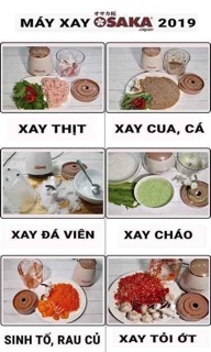 Máy xay osaka nắp dẹt