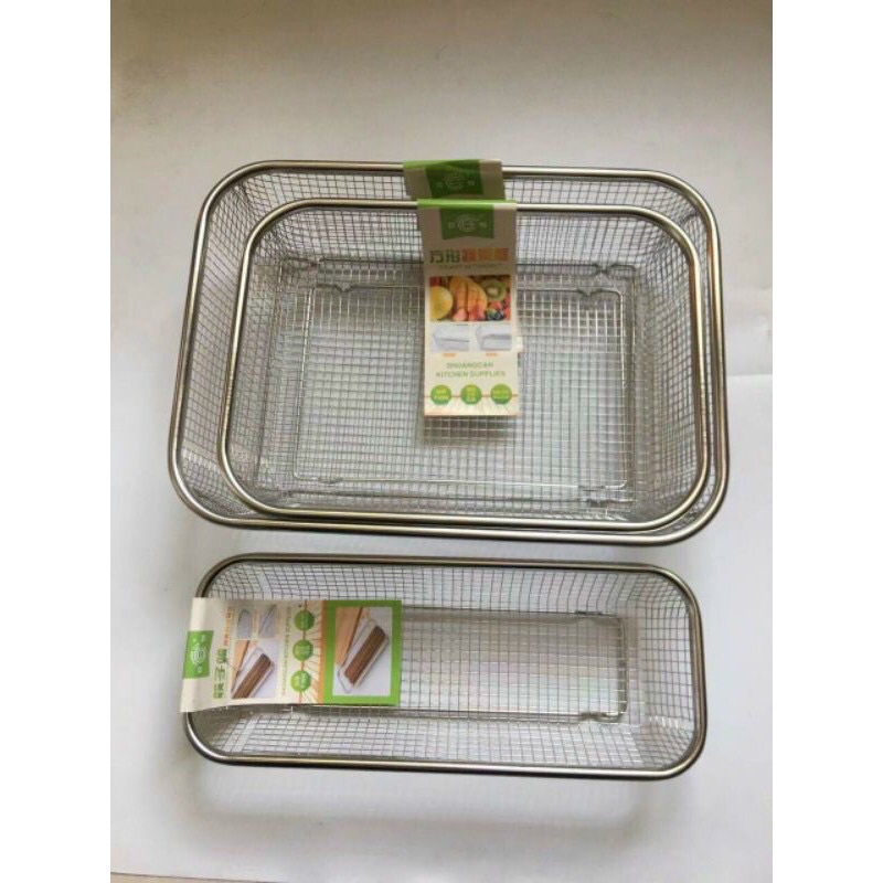 Rổ Lưới Inox 304 Tiện Dụng Có 3 Kích Cỡ