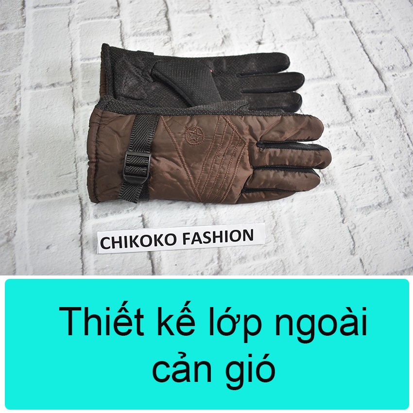 Bộ 03 đôi găng tay phao chống nước cản gió chikoko lk20 freesize