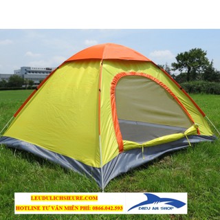 Lều Tự Bung 2 Đến 3 Người Màu Sáng