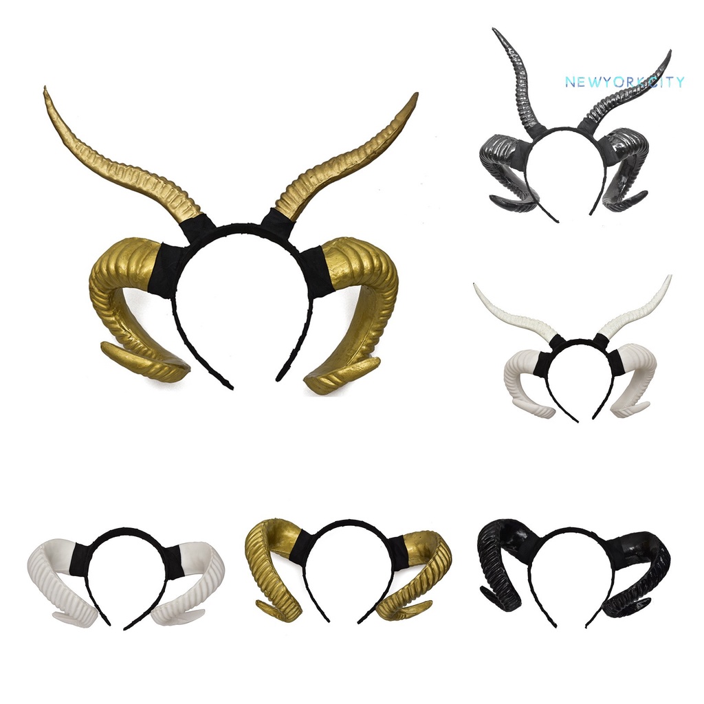 Băng Đô Sừng Nhựa Hóa Trang Động Vật Rừng Cây Cho Tiệc Hóa Trang