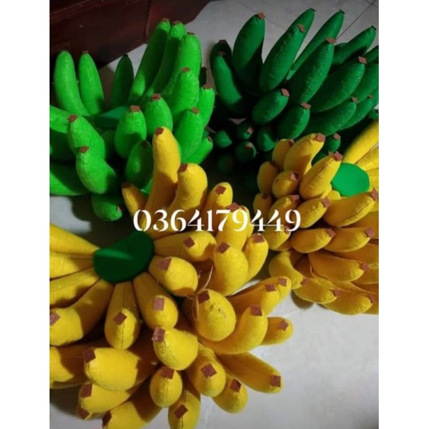 NẢI CHUỐI VẢI NHUNG NHỒI BÔNG TO NHƯ THẬT