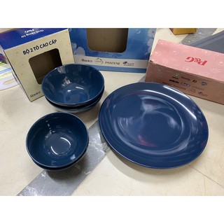 Bộ 10 bát con men xanh lục