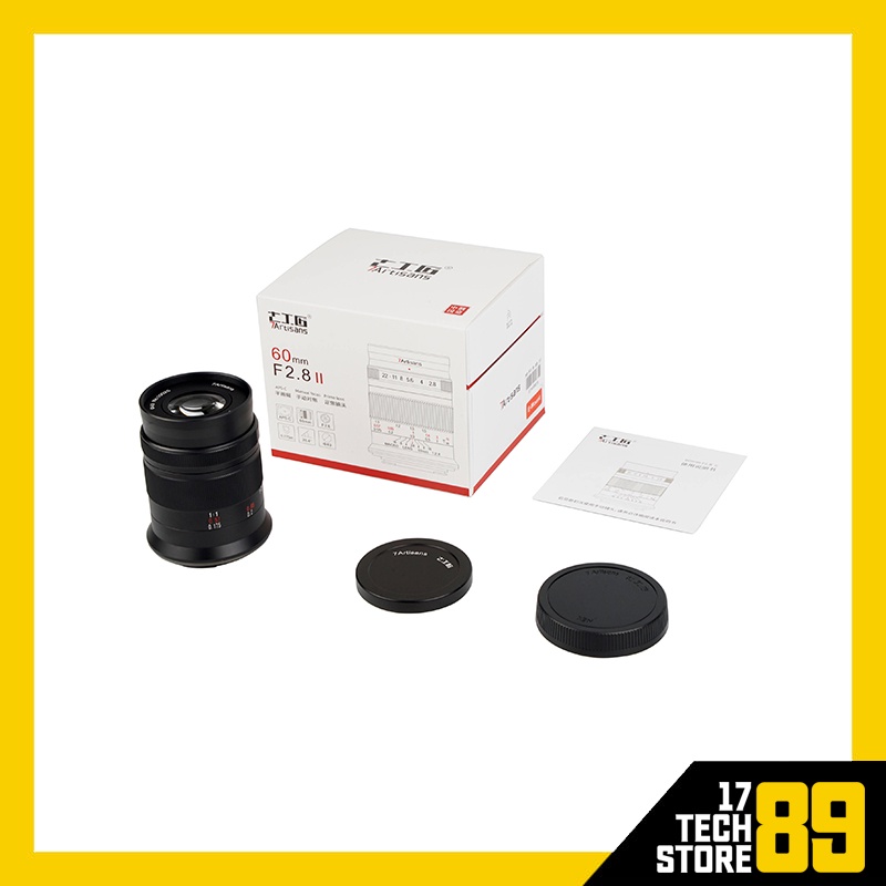 Ống kính 7Artisan 60mm F2.8 Macro Mark II for Canon EOS-M
