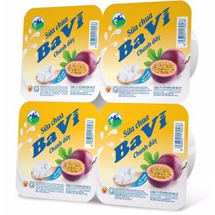 Sữa Chua BA VÌ CHANH DÂY thùng 48 hộp x100g (Nhận đơn qua Grab/nowship hoặc liên hệ Công ty ship trực tiếp)