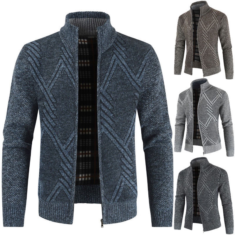 ADIDAS Áo Khoác Cổ Đứng Thời Trang Thu Đông Cho Nam