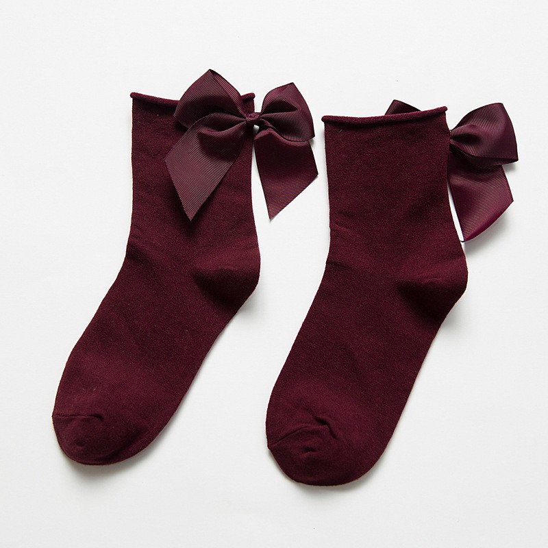 Vớ nữ đính nơ thời trang xinh xắn