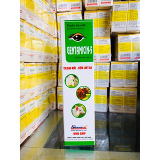 Gentamycin-5 - Giúp hết viêm loét da, đau mắt