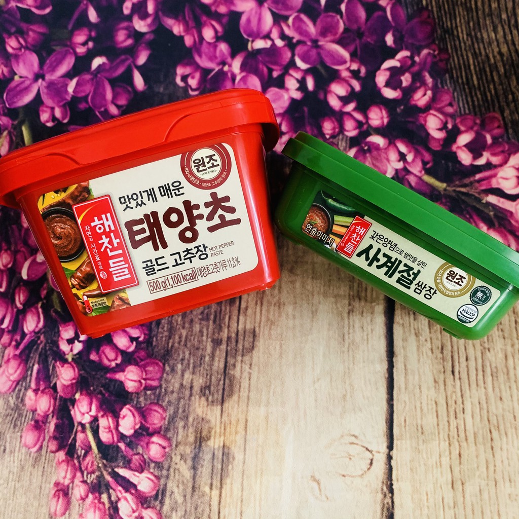 [Deal Giá Tốt] COMBO 500G TƯƠNG ỚT GOCHUJANG + TƯƠNG TRỘN CHẤM THỊT HÀN QUỐC 170G