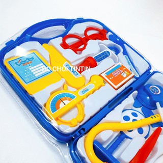 (kami24) ( HTT01 ) [SIÊU ĐẸP-LOẠI TỐT] Đồ chơi va li bác sỹ (ĐỎ-XANH-HỒNG)