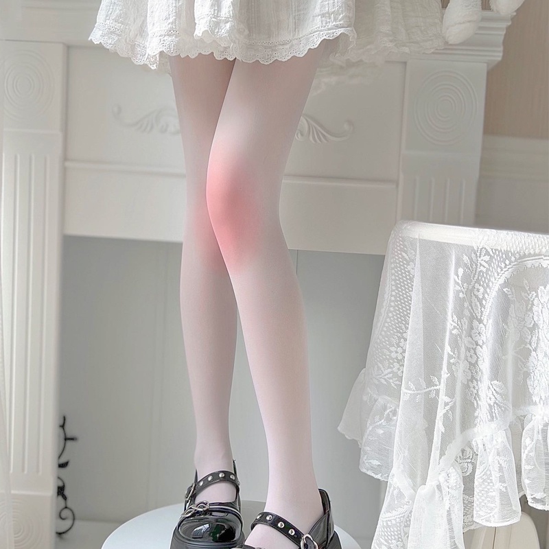 Quần tất gối Hồng siêu cute dễ thương #LOLI