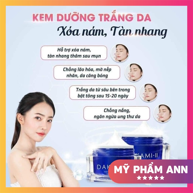 Kem Dakami II chính hãng - Kem face chống lão hóa Dakami 2 X50 Hyalufiller Trojan Q10 - 893853962701