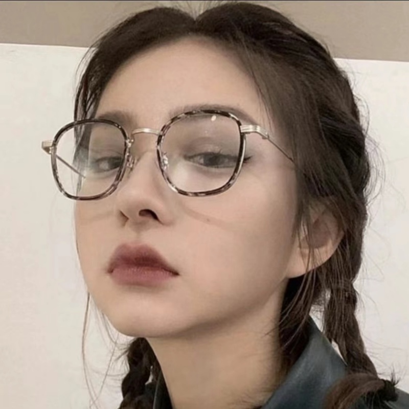 Kính Mát Gọng Vuông Kim Loại TR90 Thời Trang Hàn Quốc Cho Nam Nữ