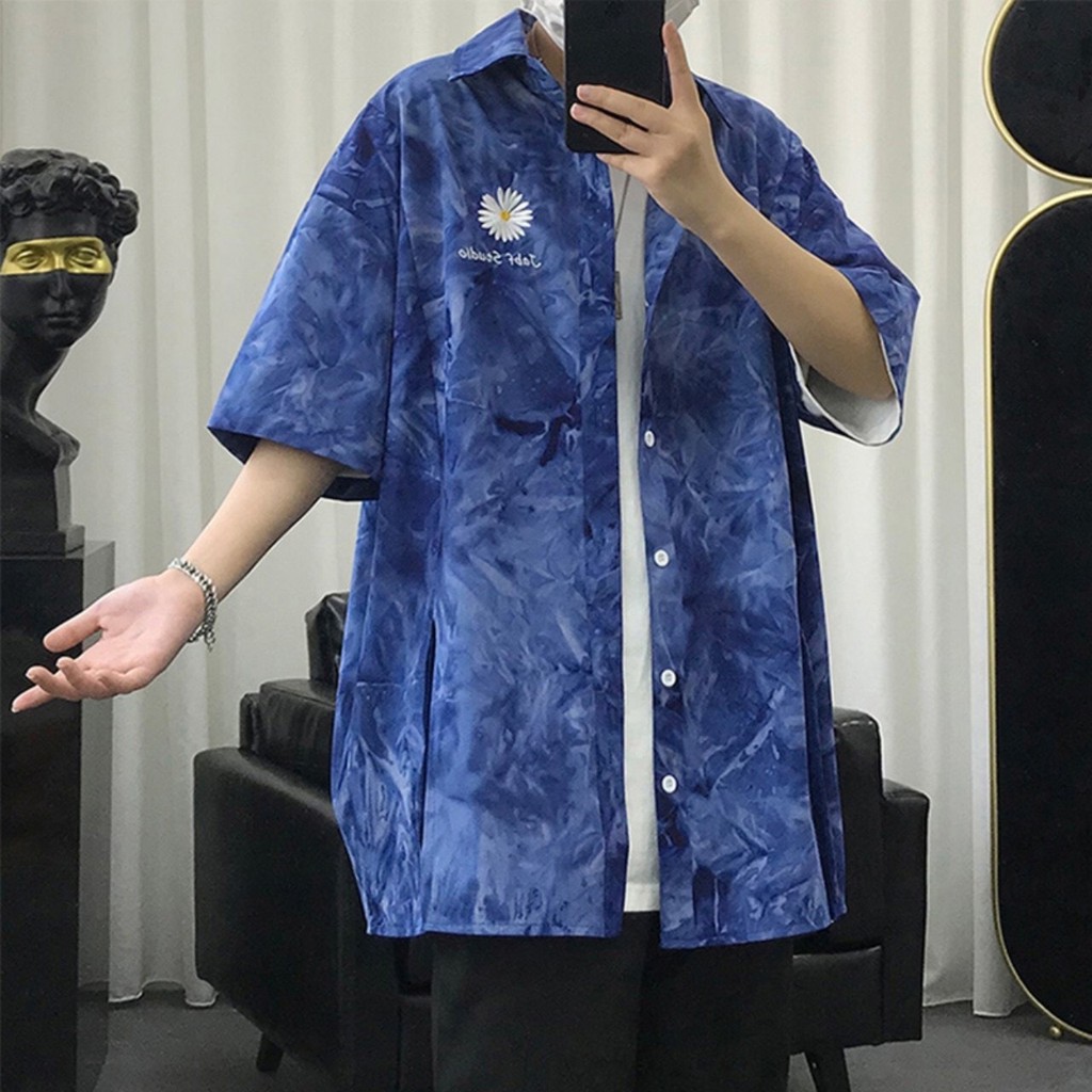 Áo sơ mi nam chất vải lụa mang phong cách độc đáo | BigBuy360 - bigbuy360.vn