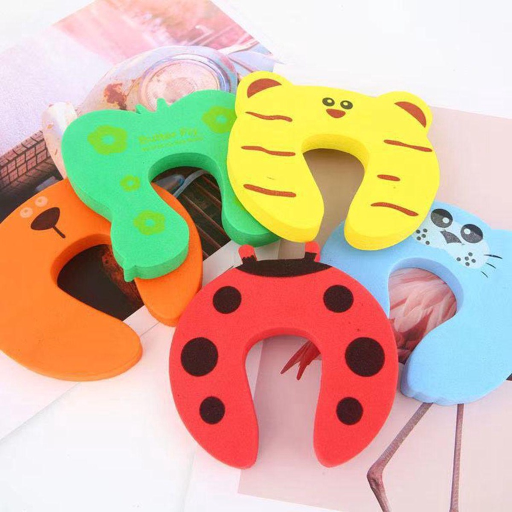Miếng Chặn Cửa Bằng Xốp EVA Mềm Hình Hoạt Hình Sáng Tạo