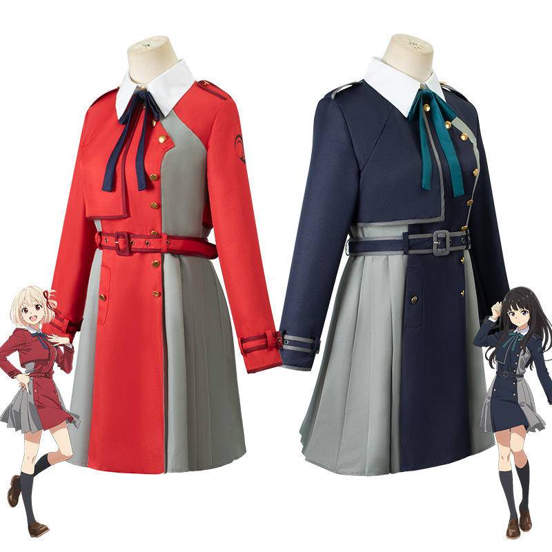 Bộ Đồng Phục Hóa Trang Nhân Vật Lycoris Recoil Chisato Nishikigi Inoue Takina Girl JK Seifuku