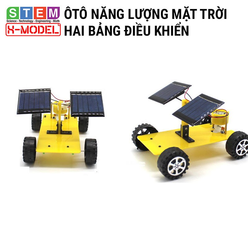 Đồ chơi sáng tạo STEM Xe 4 bánh năng lượng mặt trời X-MODEL ST26 cho bé, Đồ chơi trẻ em DIY [Giáo dục STEM, STEAM]