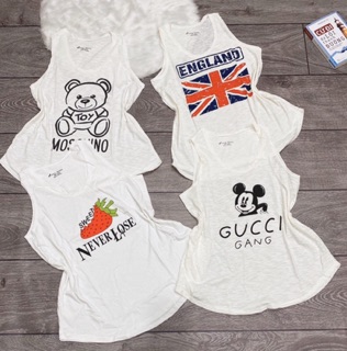 Áo thun ba lỗ COTTON GIẤY form rộng