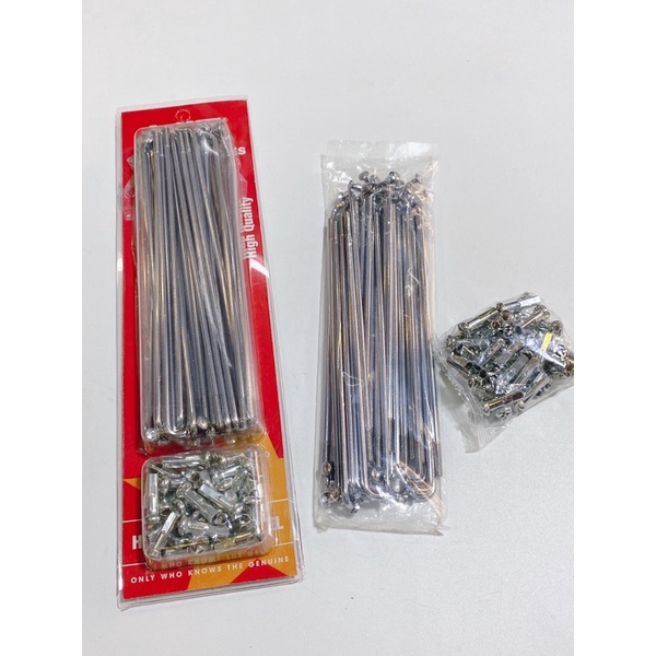 Bộ căm xe máy X1R mạ crom sáng bóng , tăm xe đủ size 184-157